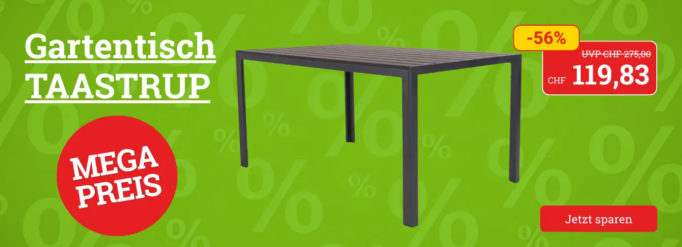 MEGA Preis! Gartentisch TAASTRUP