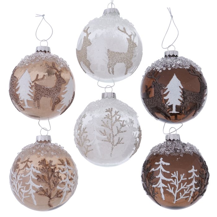 Weihnachtskugel 8cm LENITA