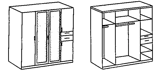 Drehtürenschrank FORMOSA