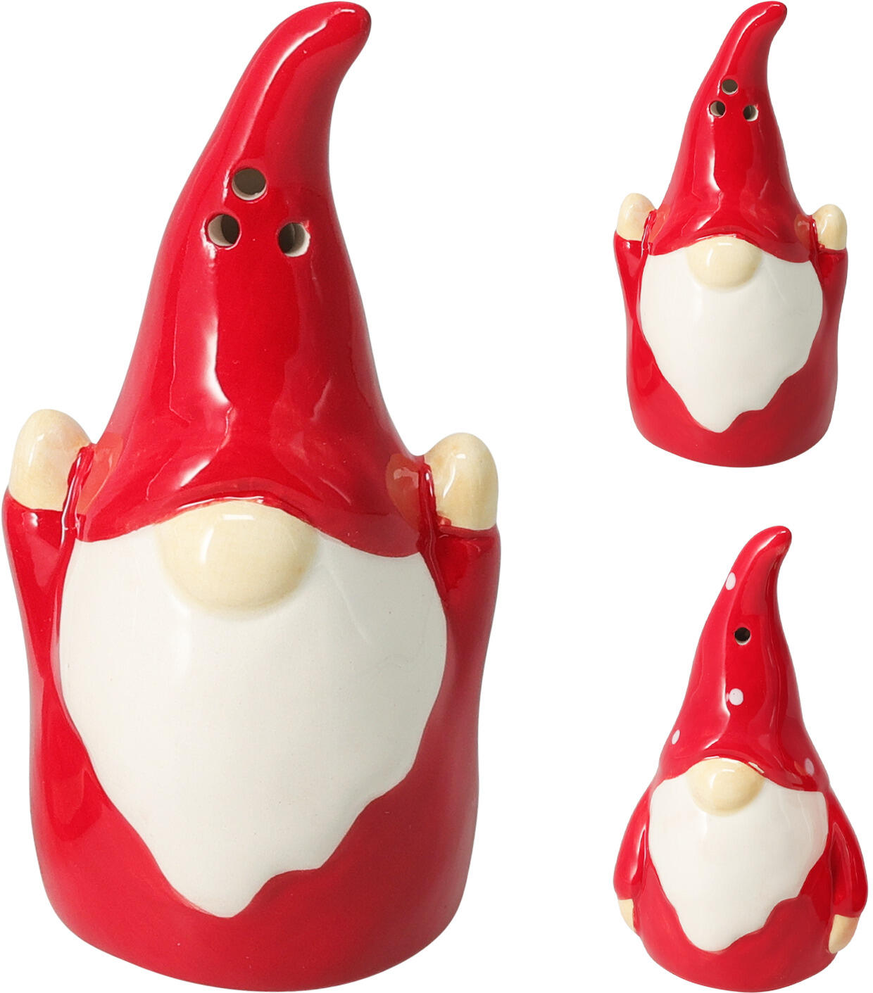 Salière/poivrière en forme de lutin CHRISTMAS Salière/poivrière en forme de lutin CHRISTMAS