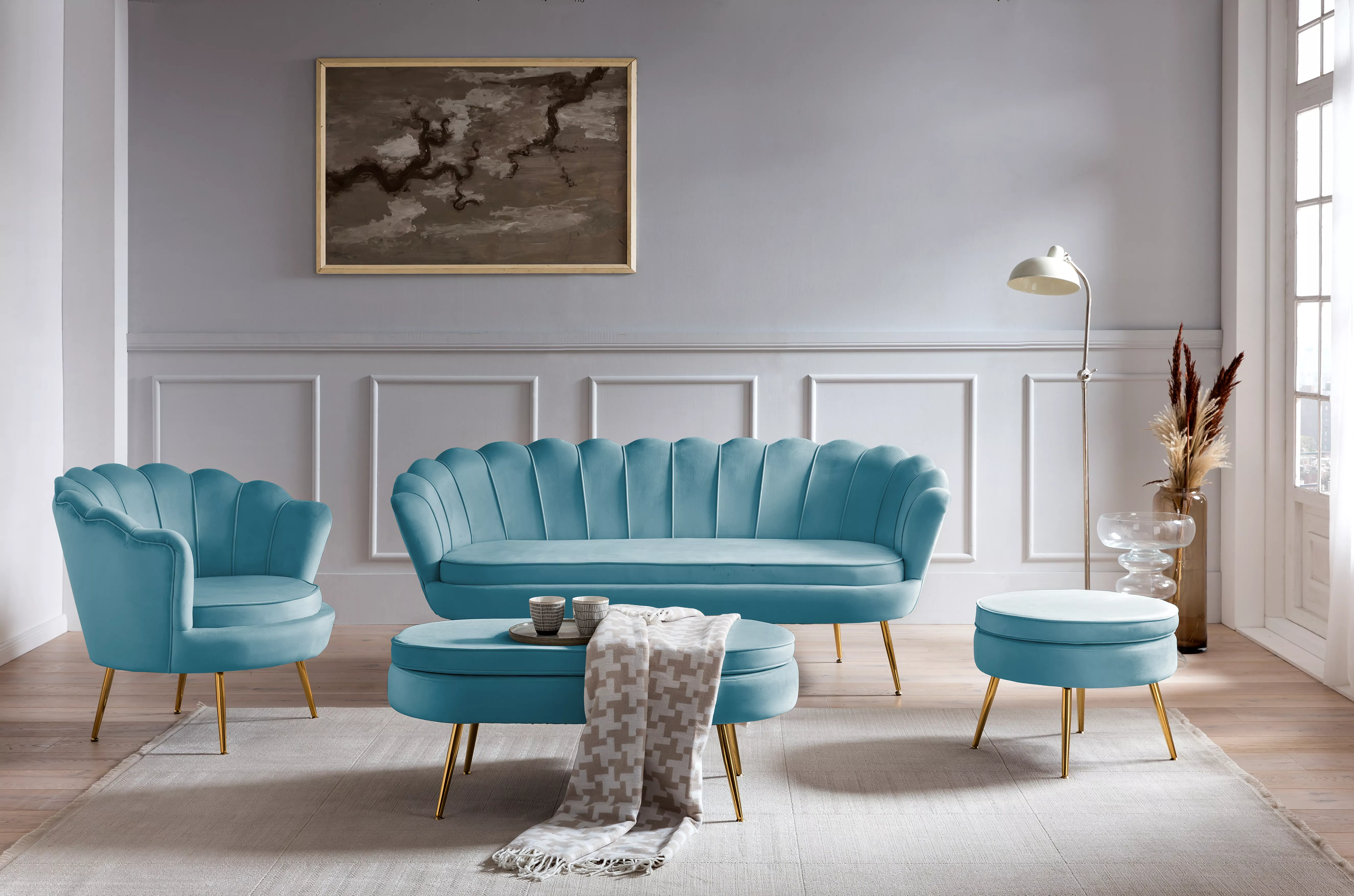 Fauteuil coquillage BANDUNG