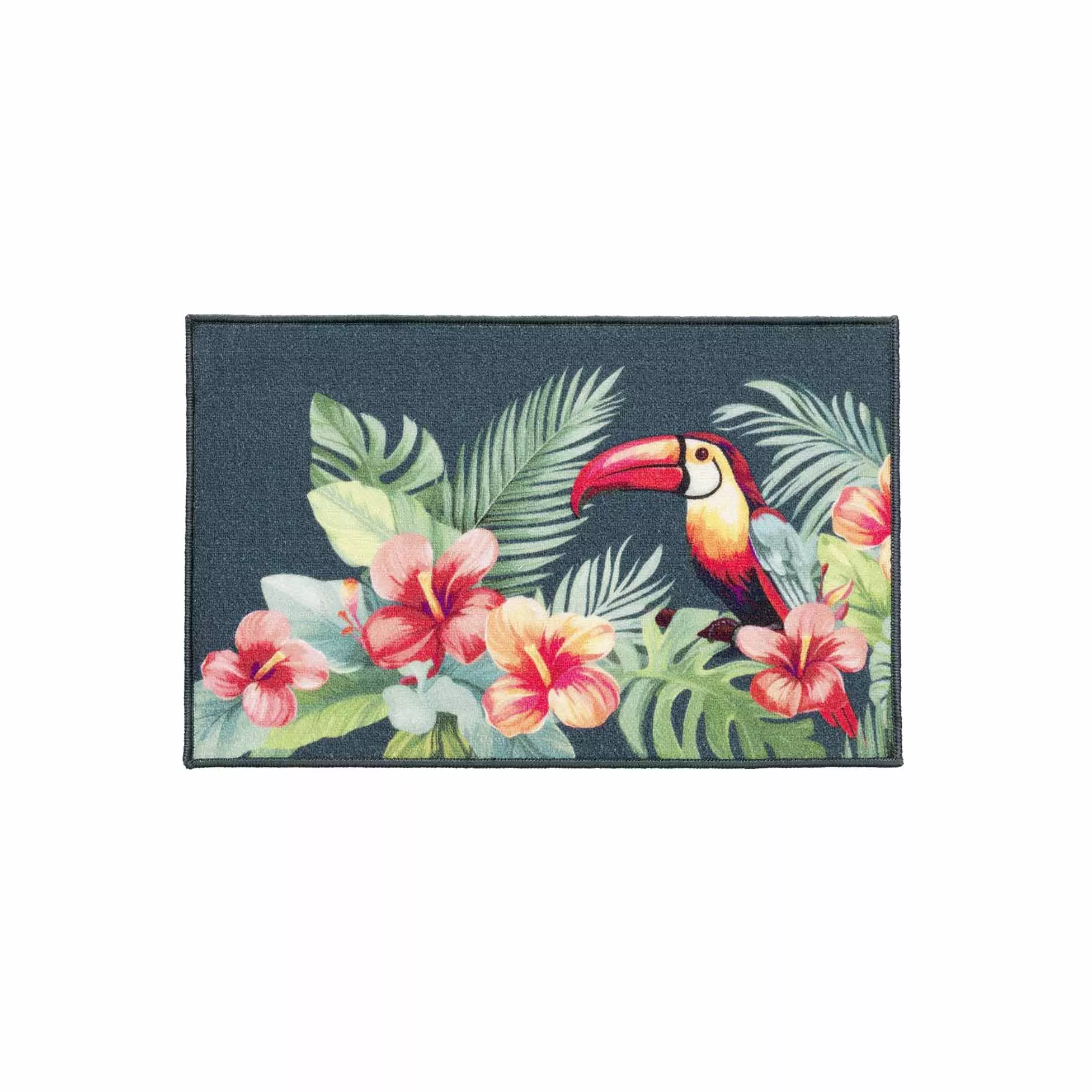 Tapis anti-salissures toucan 50x80cm MOOREA