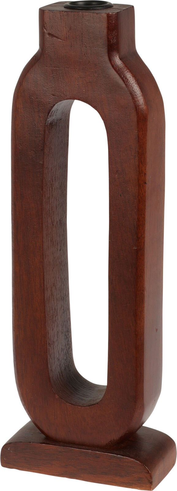 Kerzenleuchter oval 30cm HOLZ