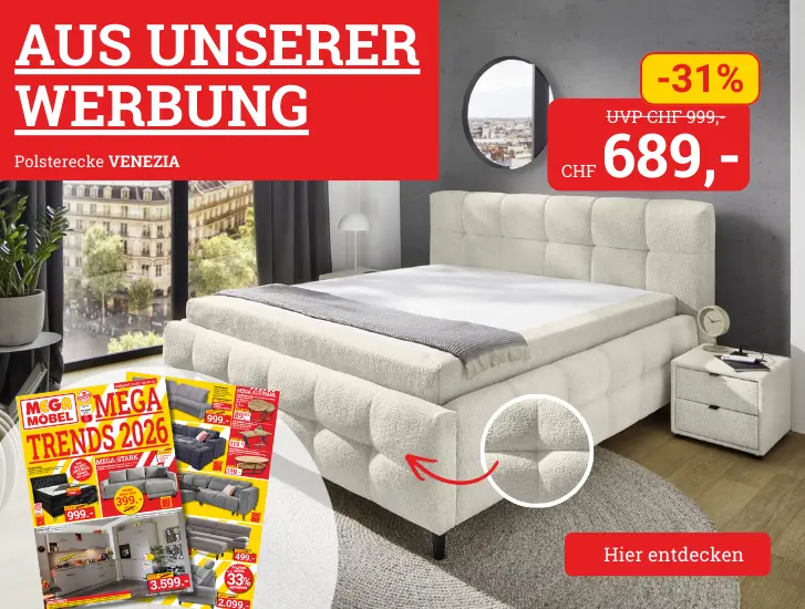 MEGA Preis! Polsterbett LUCY