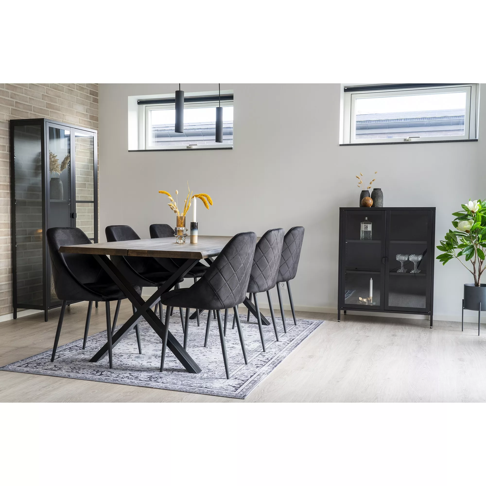 Bahut haut vitrine BRISBANE
