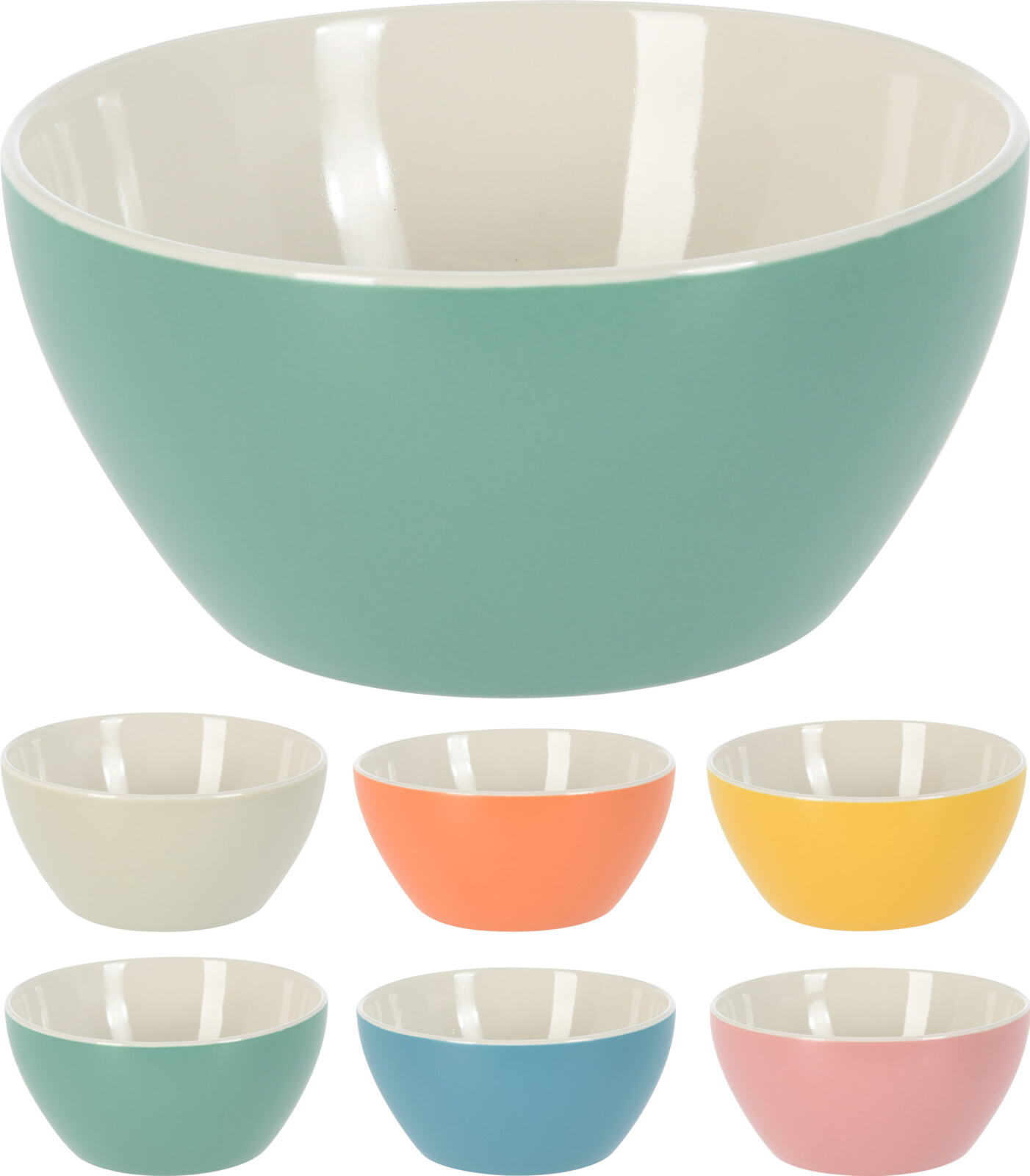 Bol en porcelaine dans divers coloris au choix