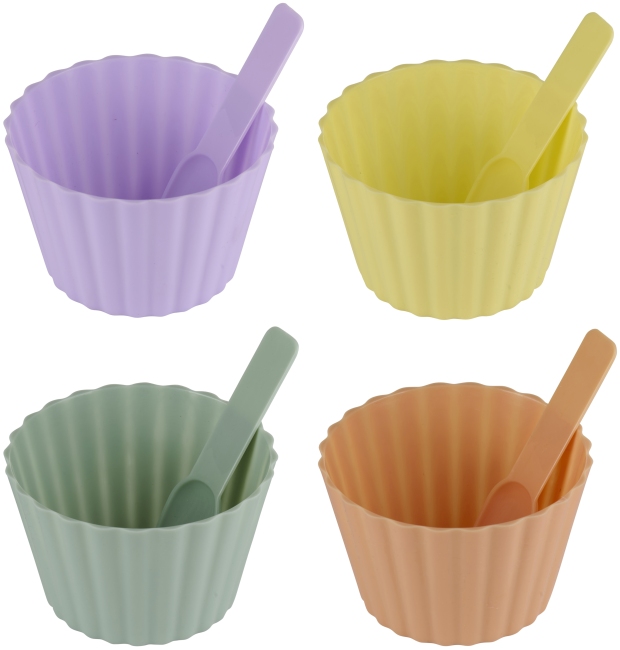 Lot de 8 pots à dessert / glace ALPINA Lot de 8 pots à dessert / glace ALPINA
