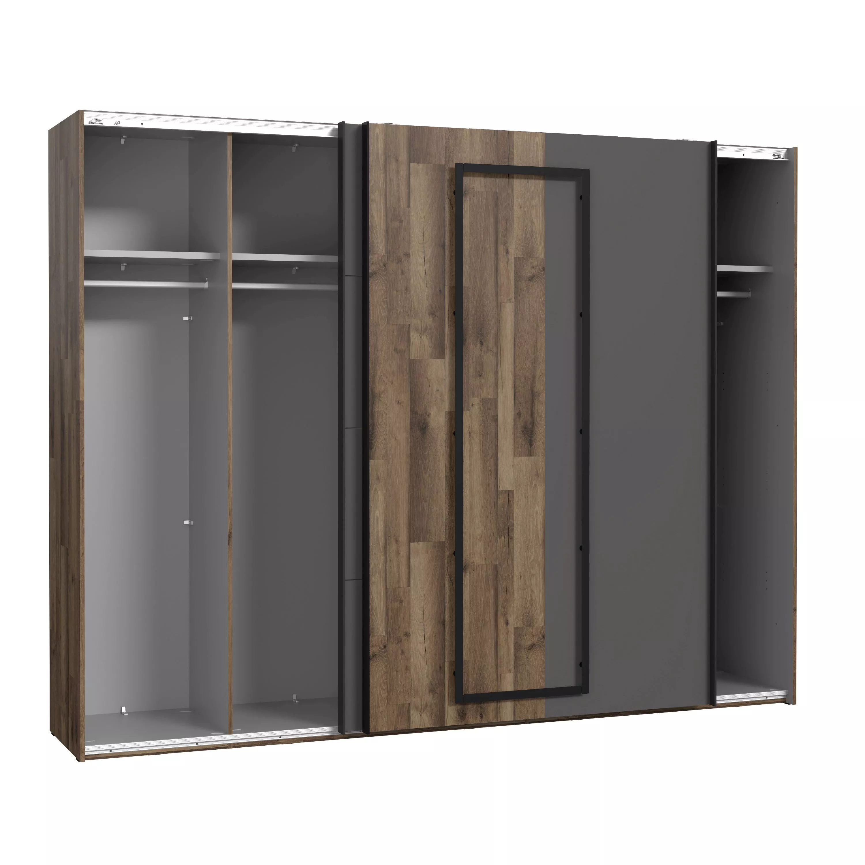 Schwebetürenschrank SIRIUS BLACK