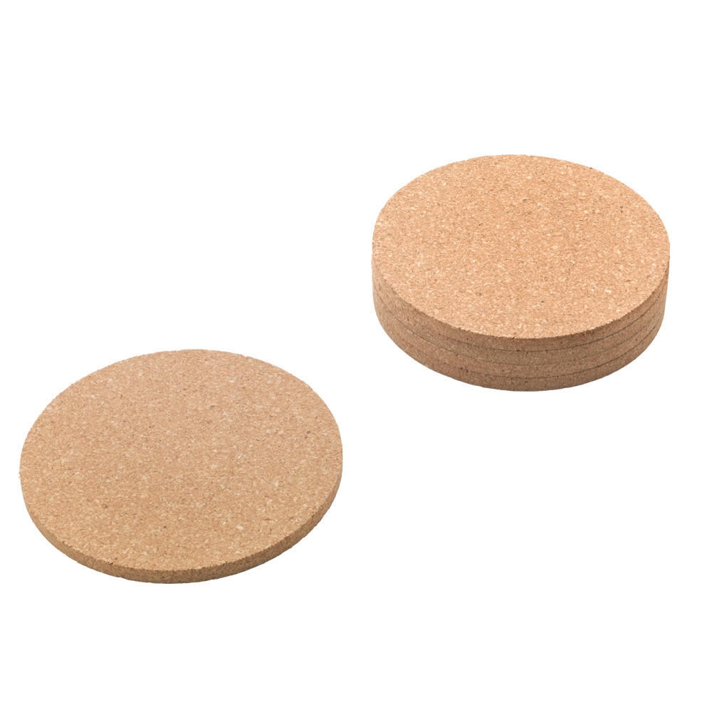 Lot de 6 sous-verres en liège KITCHEN Lot de 6 sous-verres en liège KITCHEN