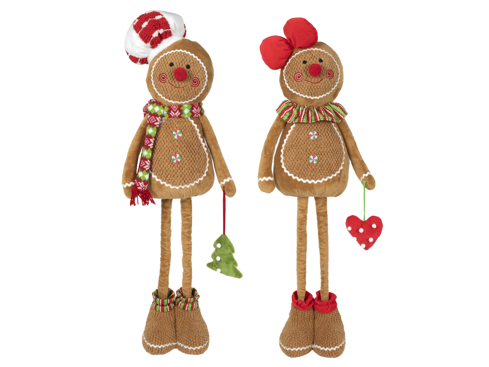 Personnage de pain d'épices avec jambes extensibles MERRY CHRISTMAS