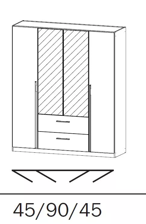 Drehtürenschrank ESSENSA