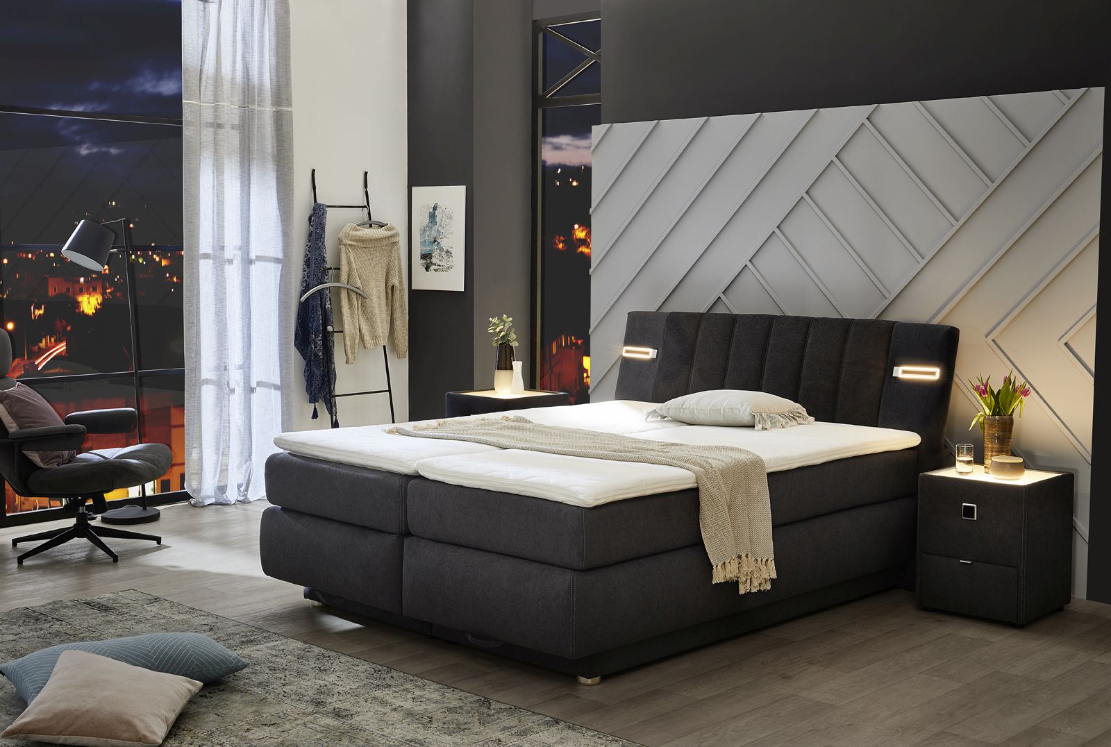 Lit boxspring  LOLA