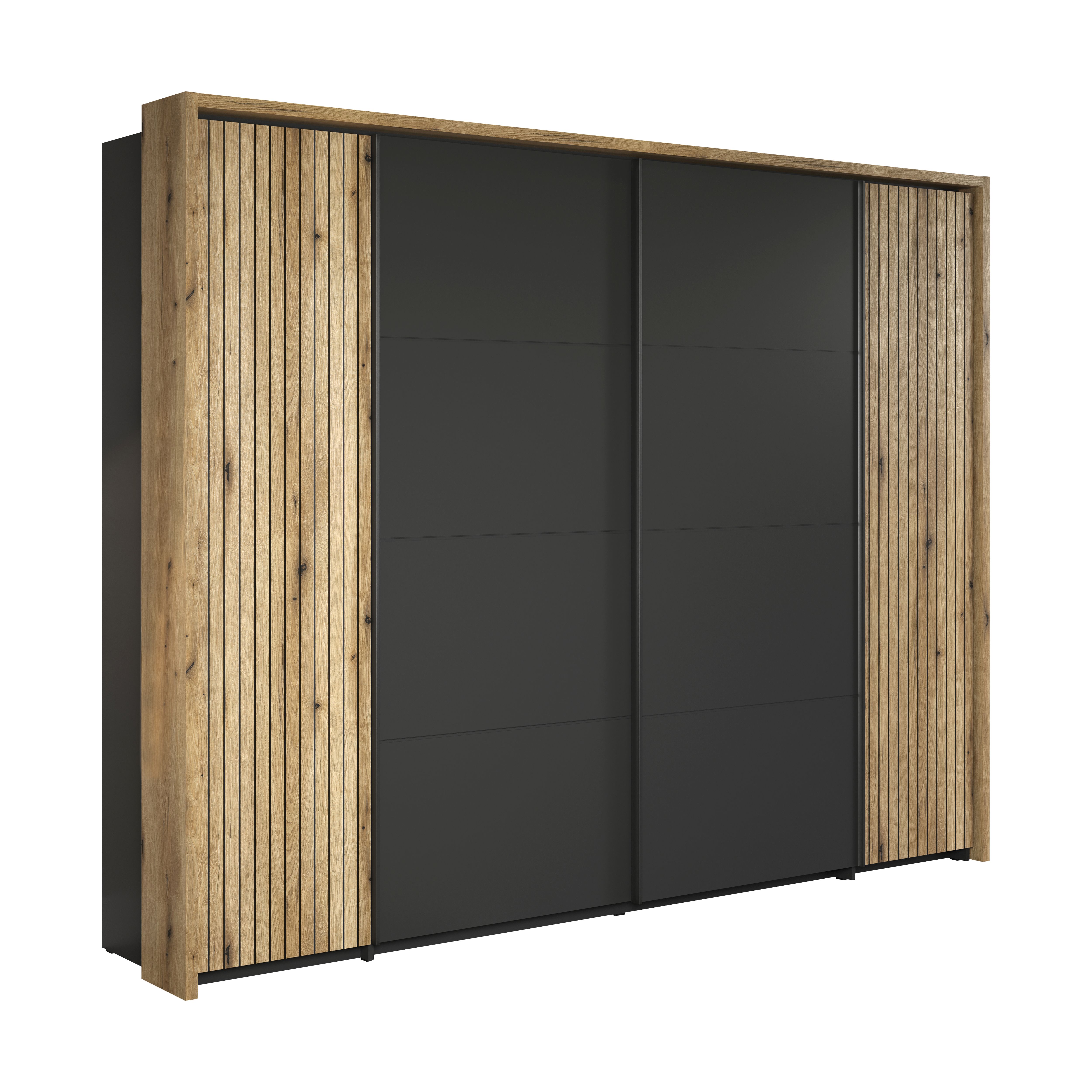 Dreh- und Schwebetürenschrank ESTEBAN