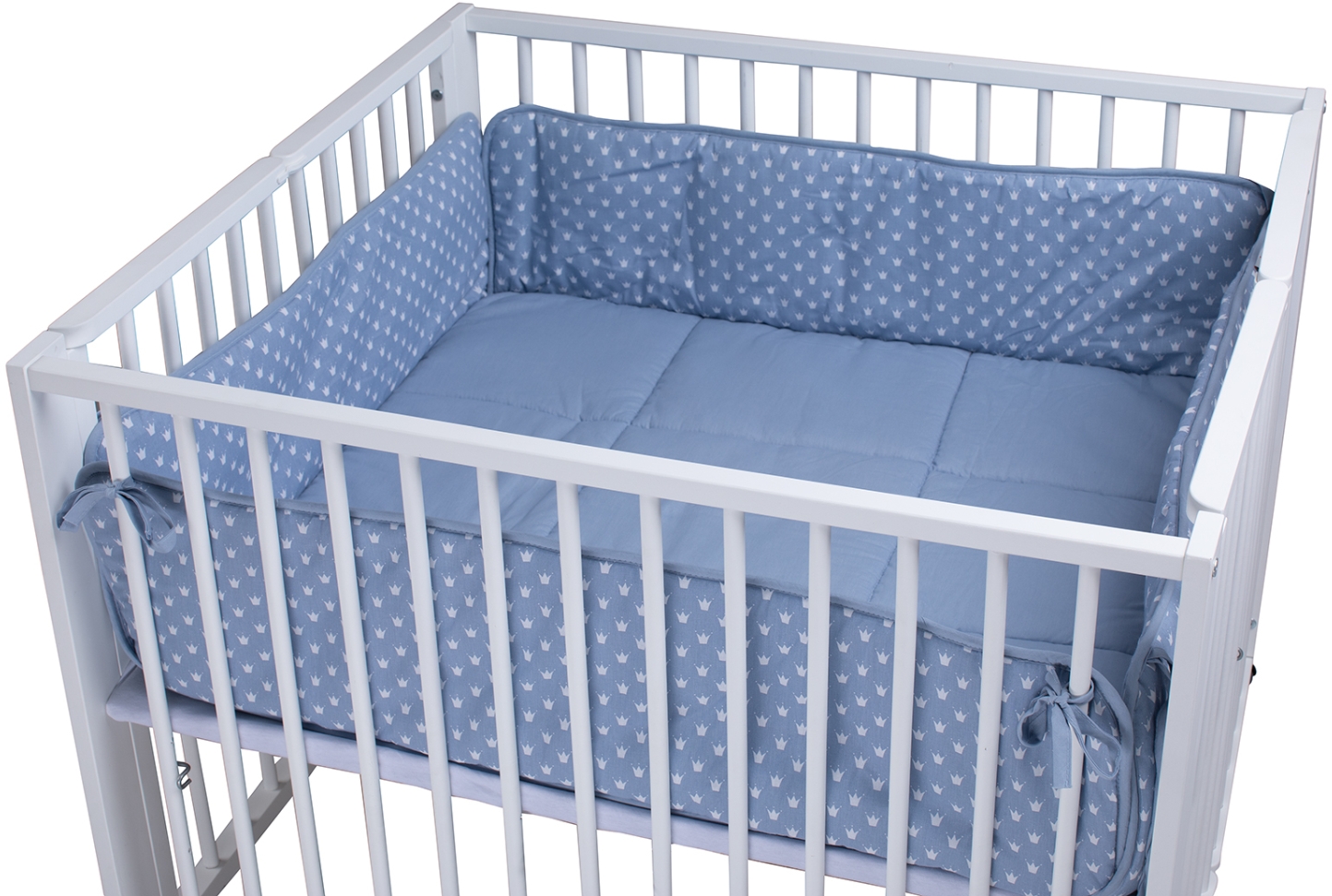 Tapis de parc pour bébé MORITZ, ton bleu