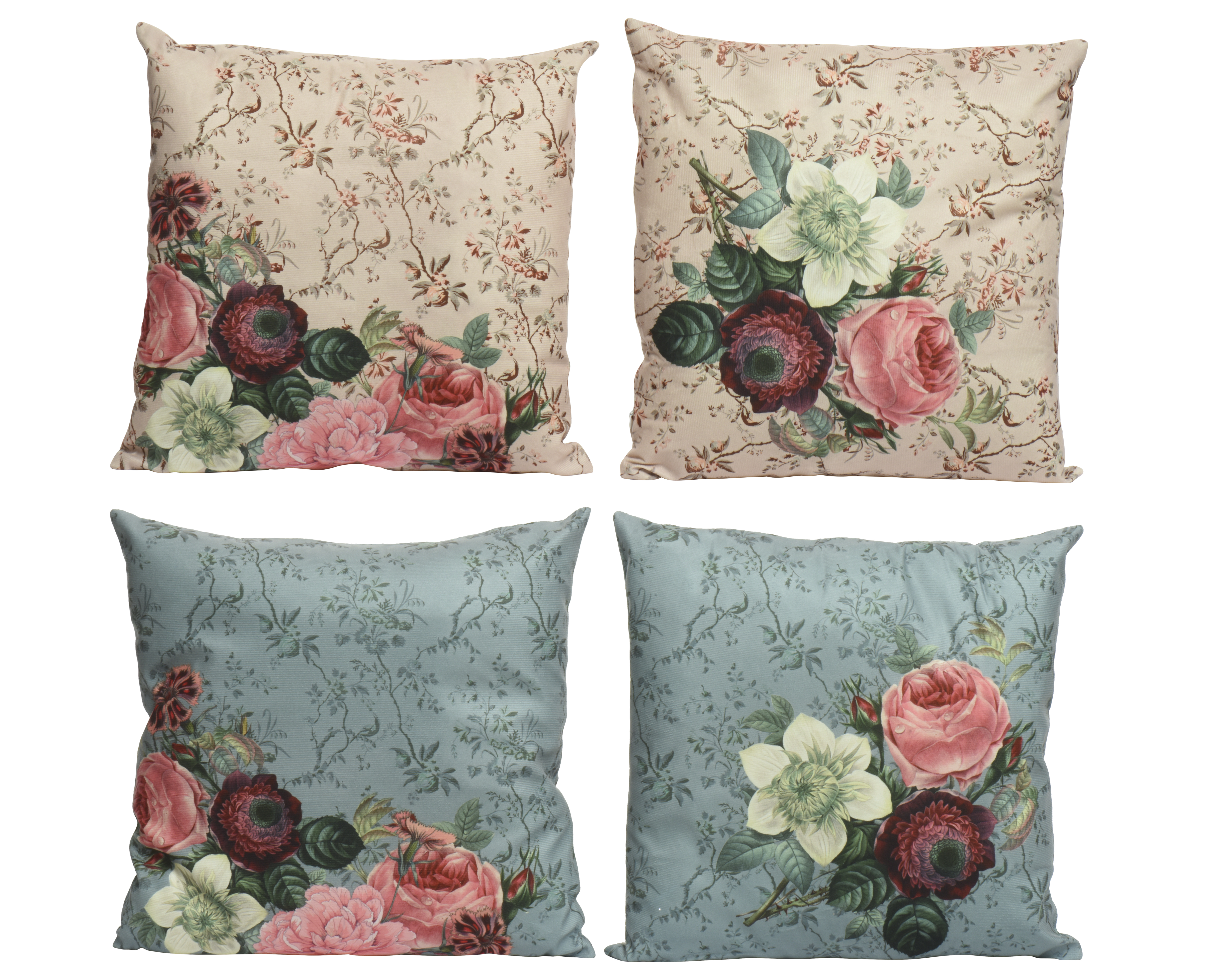 Coussin déco garni FLOWERS