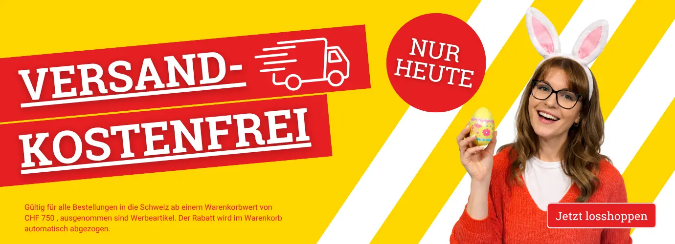 Versandkosten sparen - nur heute!