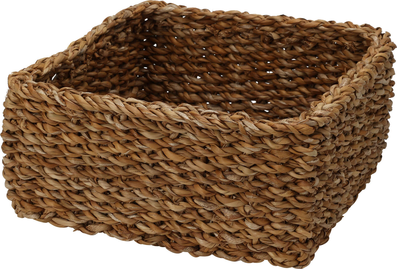 Panier carré de taille moyenne en jonc de mer EH Panier carré de taille moyenne en jonc de mer EH