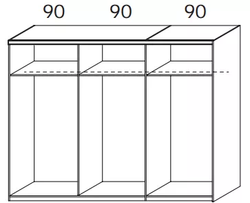 Schwebetürenschrank QUADRA