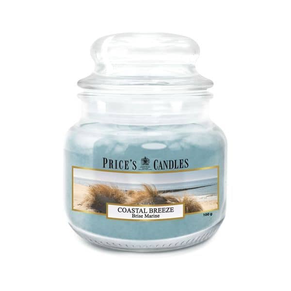 Bougie parfumée dans pot en verre avec couvercle Coastal Breeze PRICES Bougie parfumée dans pot en verre avec couvercle Coastal Breeze PRICES