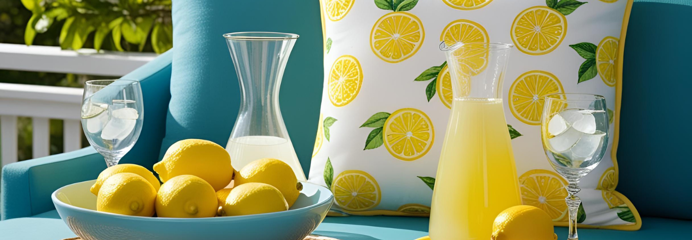 La déco rencontre le citron - à découvrir ici