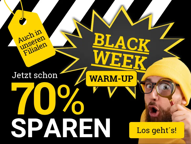Blackweek Warm-Up bei MEGA Möbel > jetzt MEGA sparen!