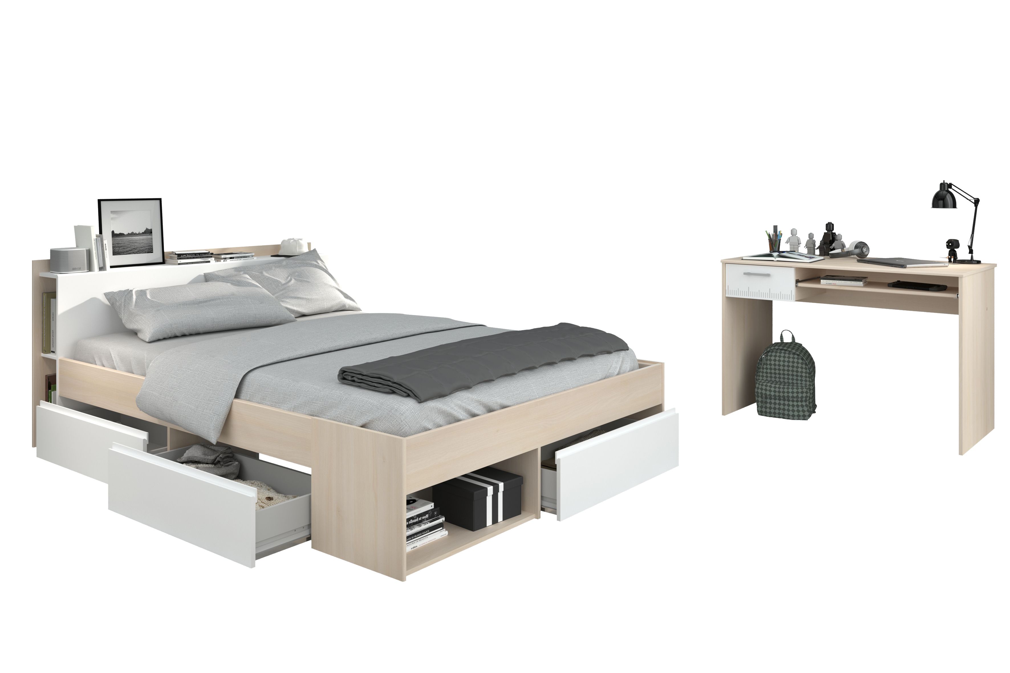 Bett mit Schreibtisch MOST 62 Bett mit Schreibtisch MOST 62