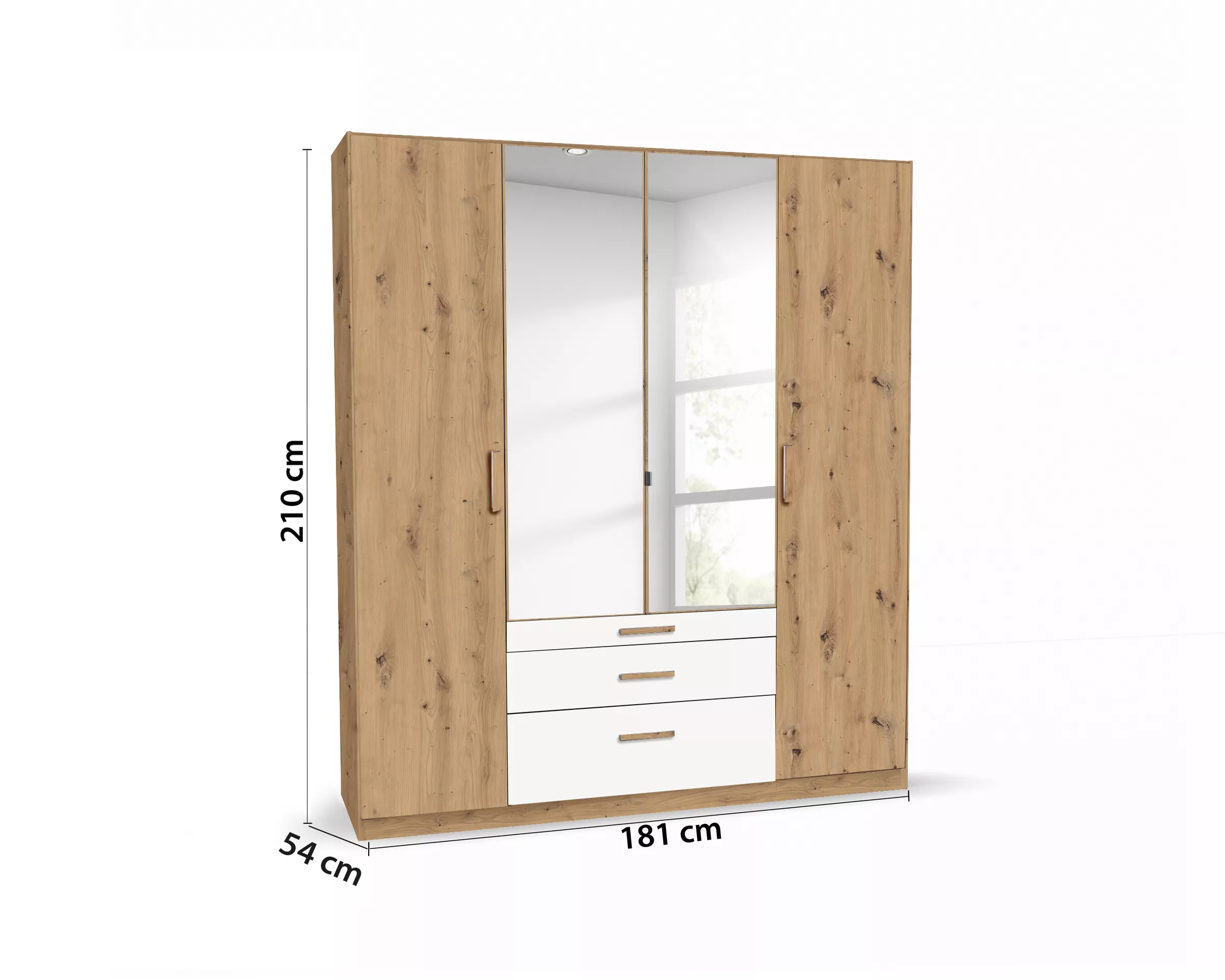 Drehtürenschrank ABRANTES
