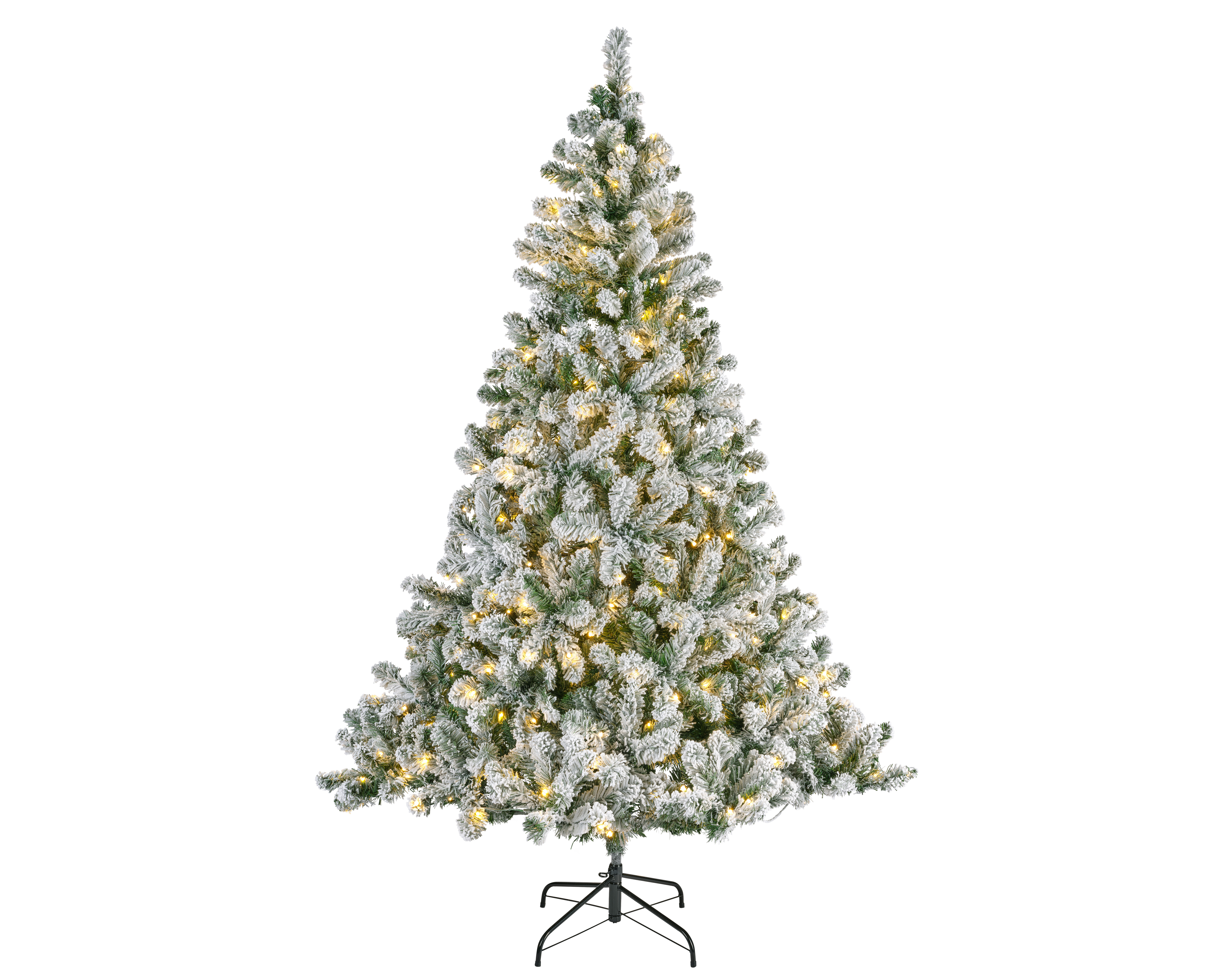 Sapin 180 cm enneigé avec guirlande LED IMPERIAL KIEFER