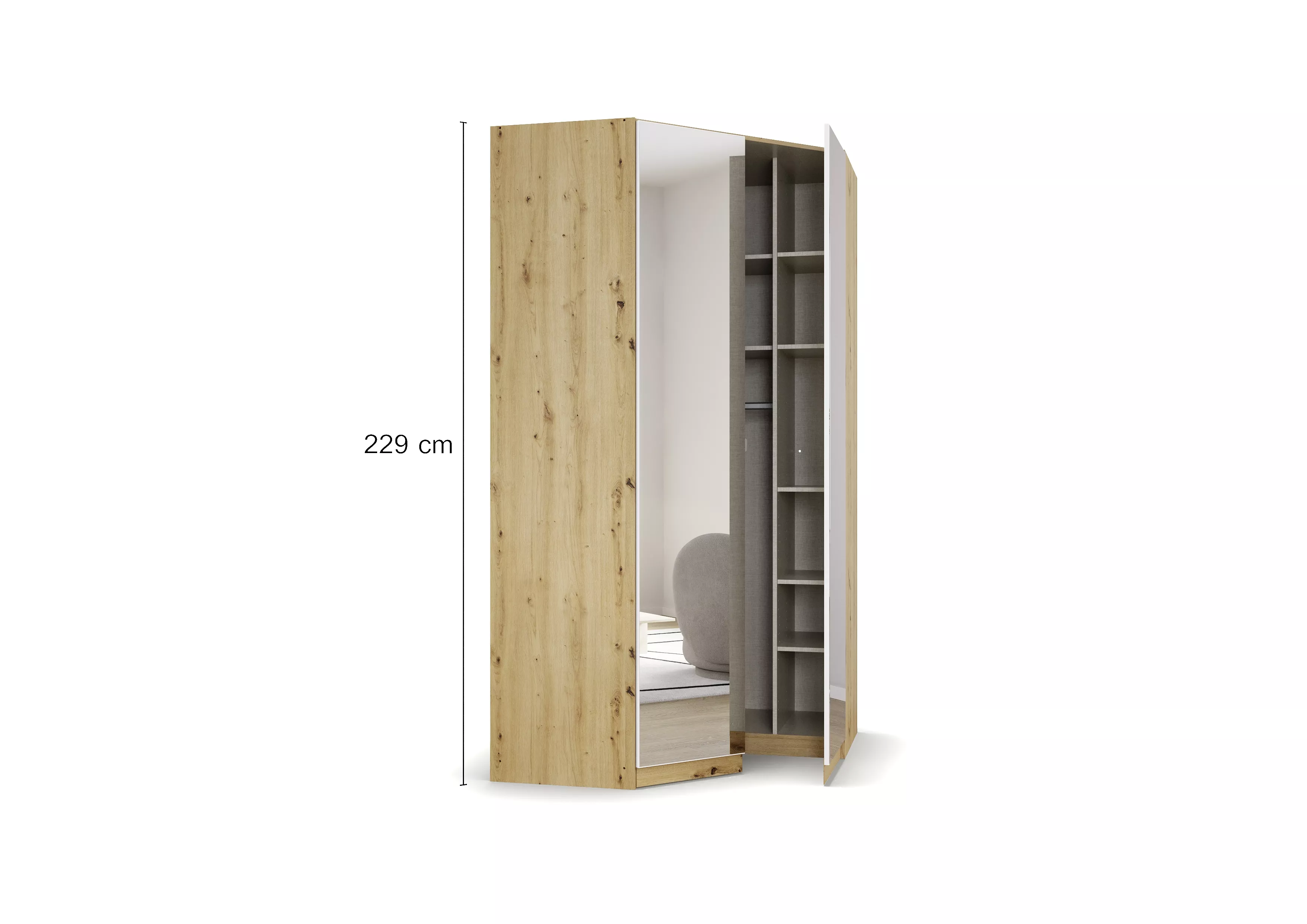 Armoire d'angle ALABAMA