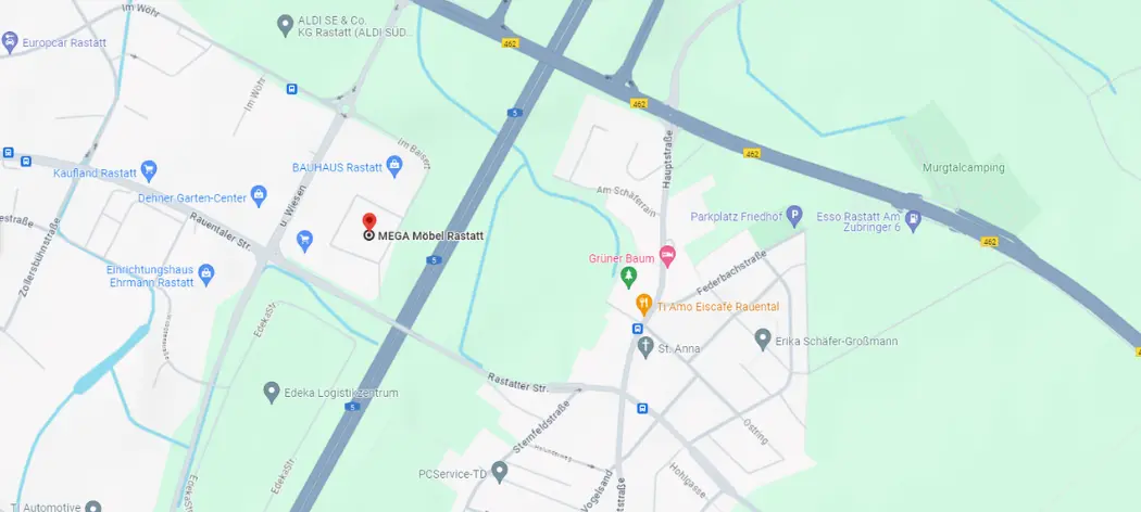 Routenplaner MEGA Möbel Rastatt Routenplaner MEGA Möbel Rastatt