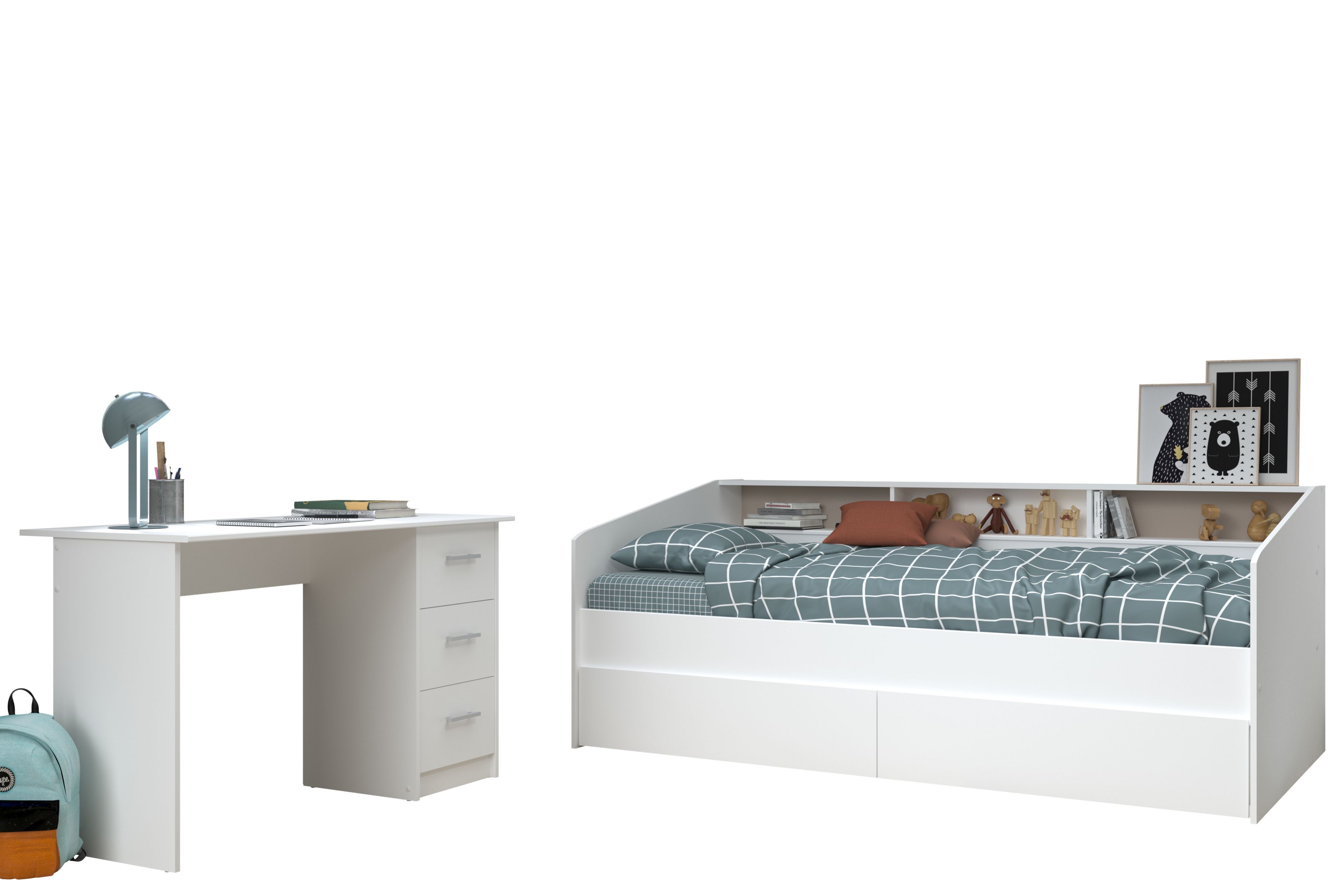 Lit junior avec bureau SLEEP 16