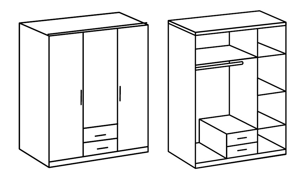 Armoire à vêtements KIEL