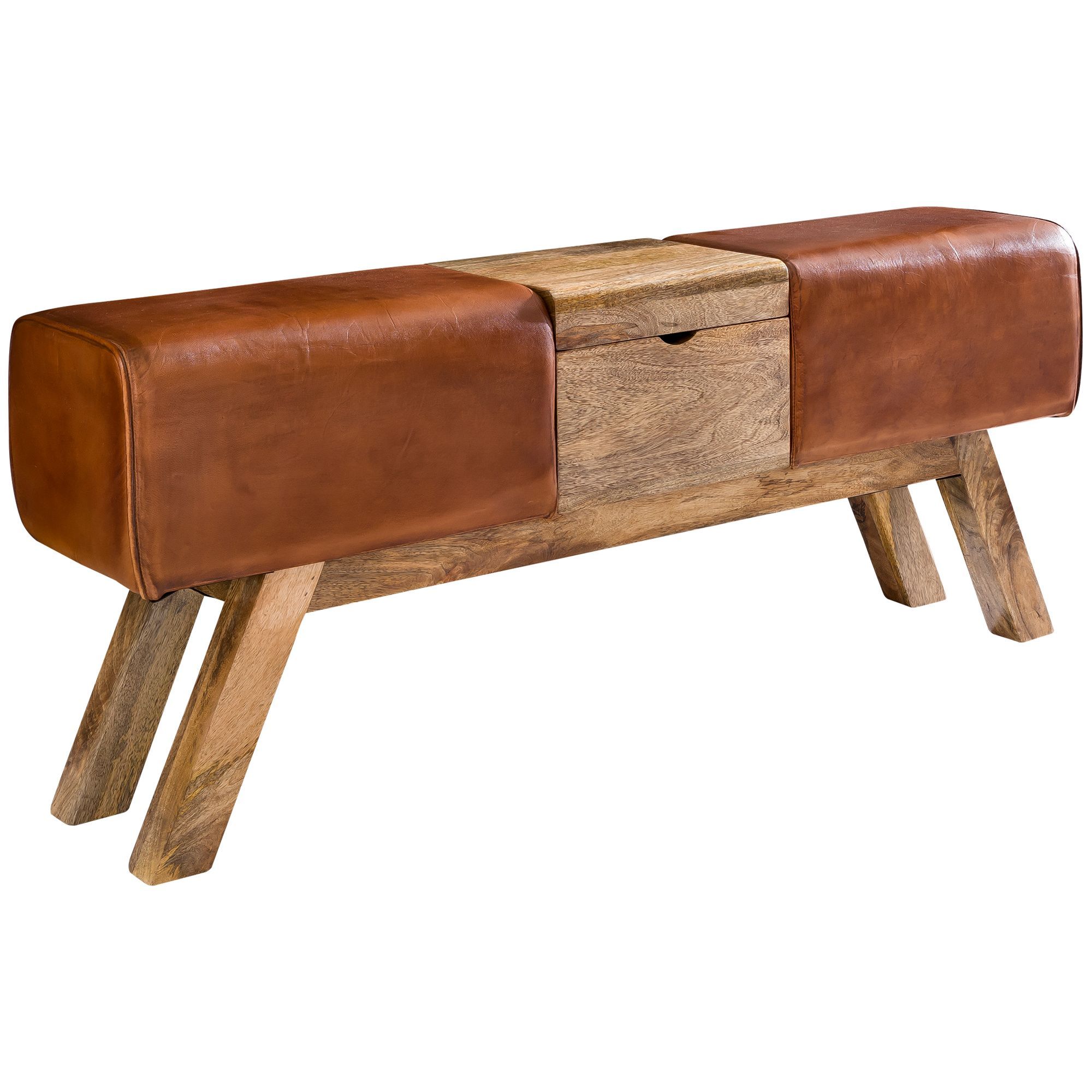 Banc pouf avec rangement CHANCAY Banc pouf avec rangement CHANCAY
