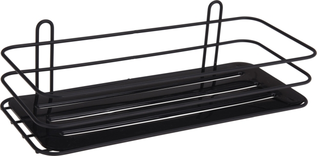 Etagère de douche ton noir