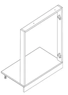 Ensemble meuble pour lave-vaisselle 11-101-17