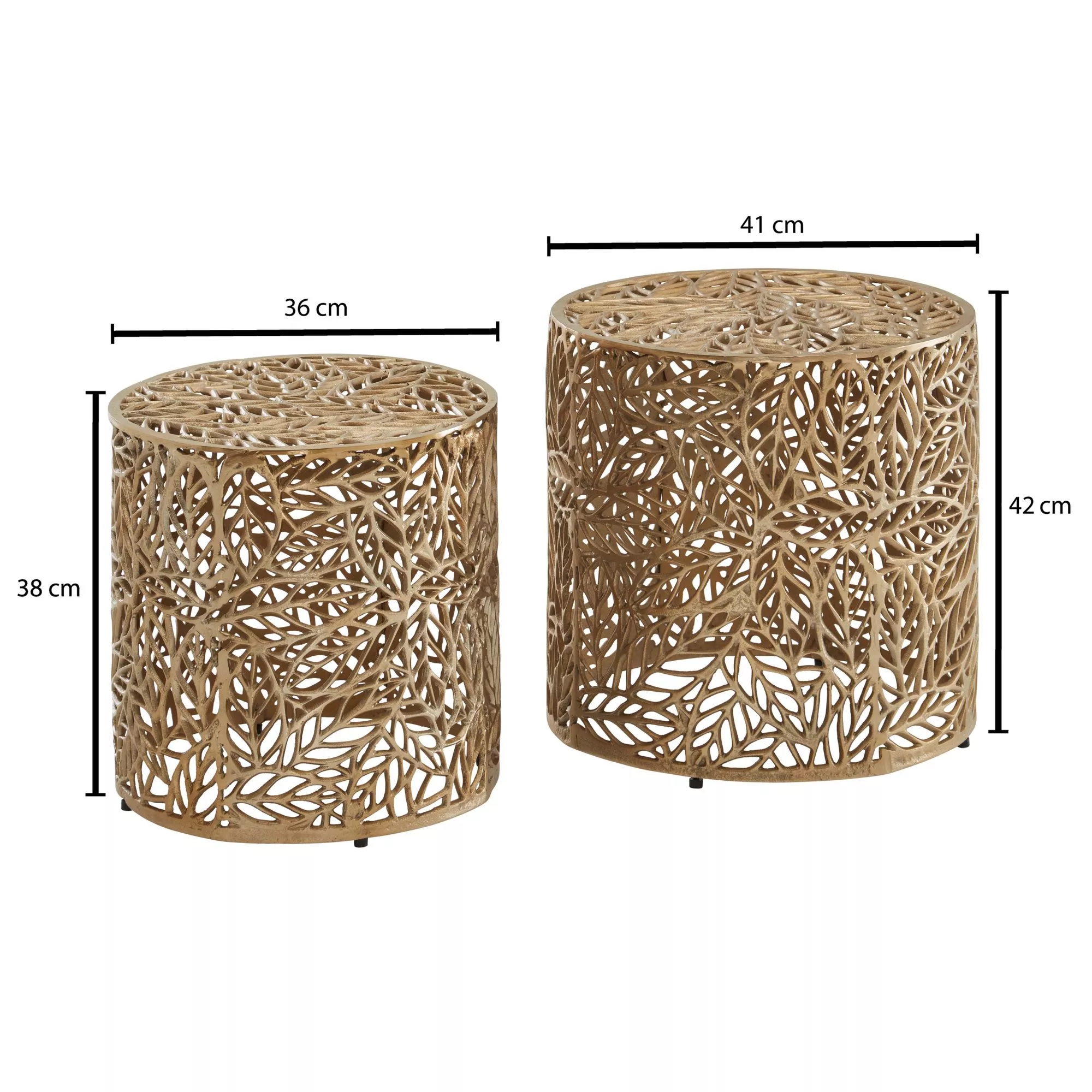 Lot de 2 tables d'appoint WARIN CHAMRAP