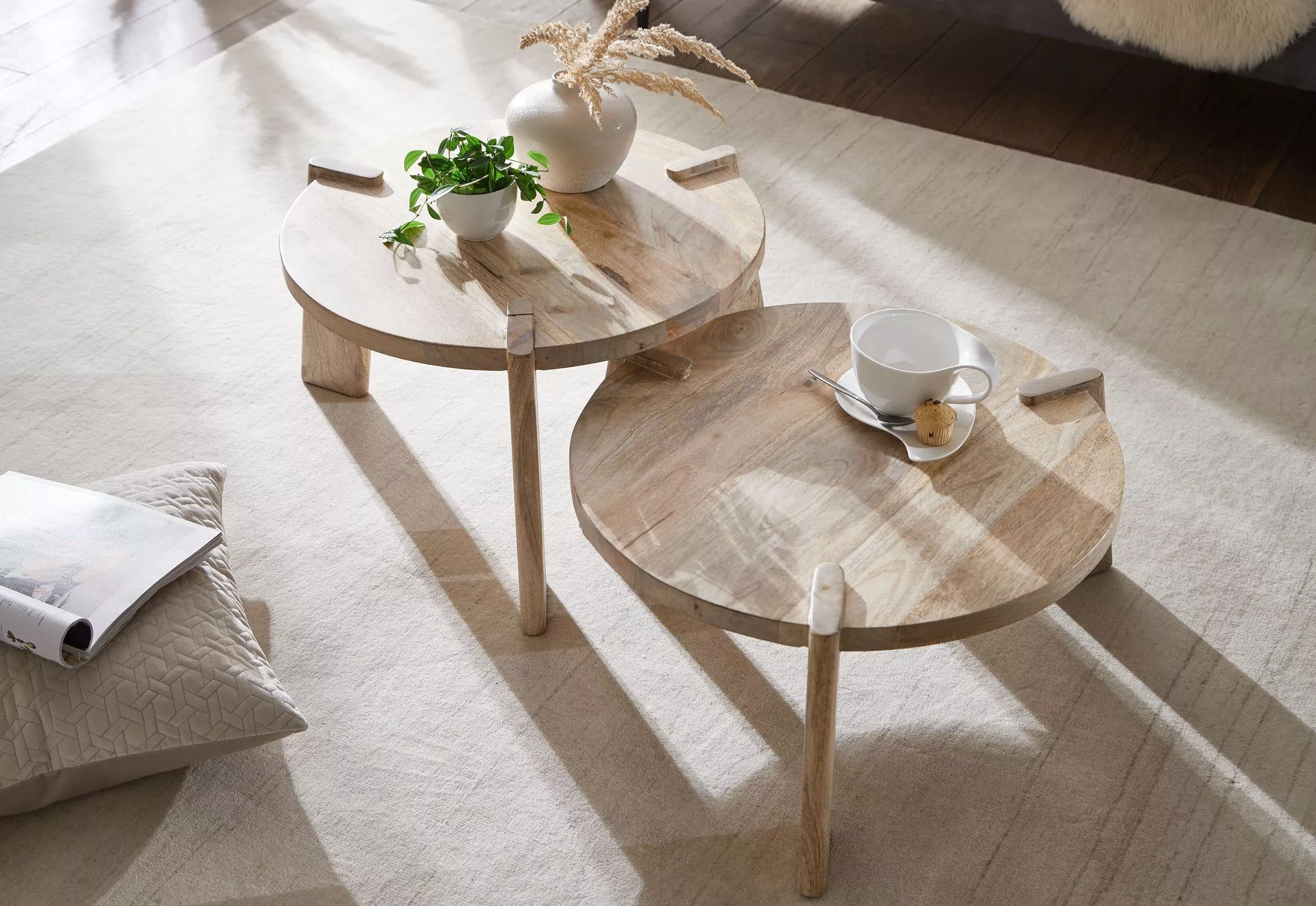 Lot de 2 tables basses ANG THONG