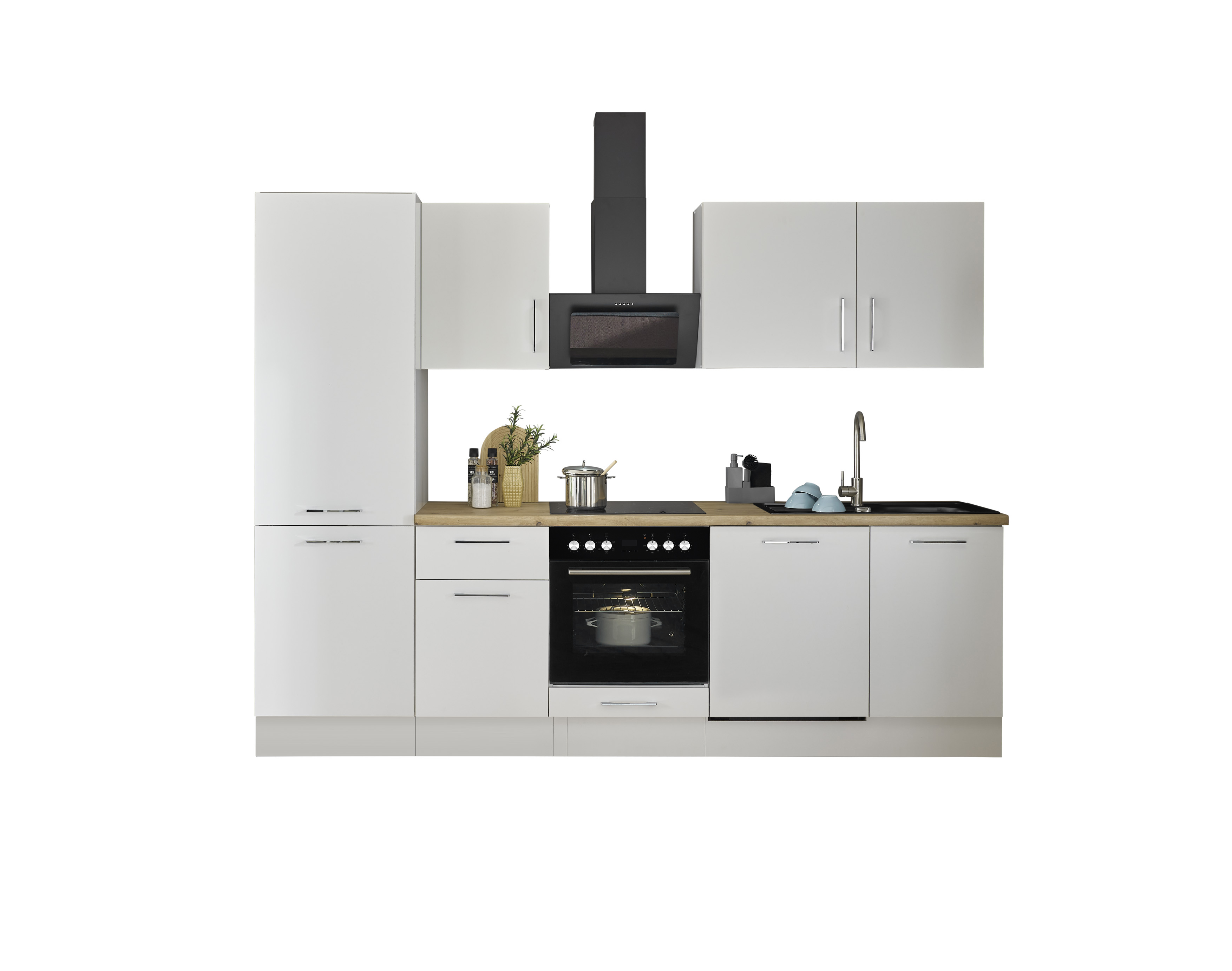 Bloc cuisine avec électroménager CORNWALL (bloc cuisine-lave-vaisselle-réfrigérateur) II Bloc cuisine avec électroménager CORNWALL (bloc cuisine-lave-vaisselle-réfrigérateur) II