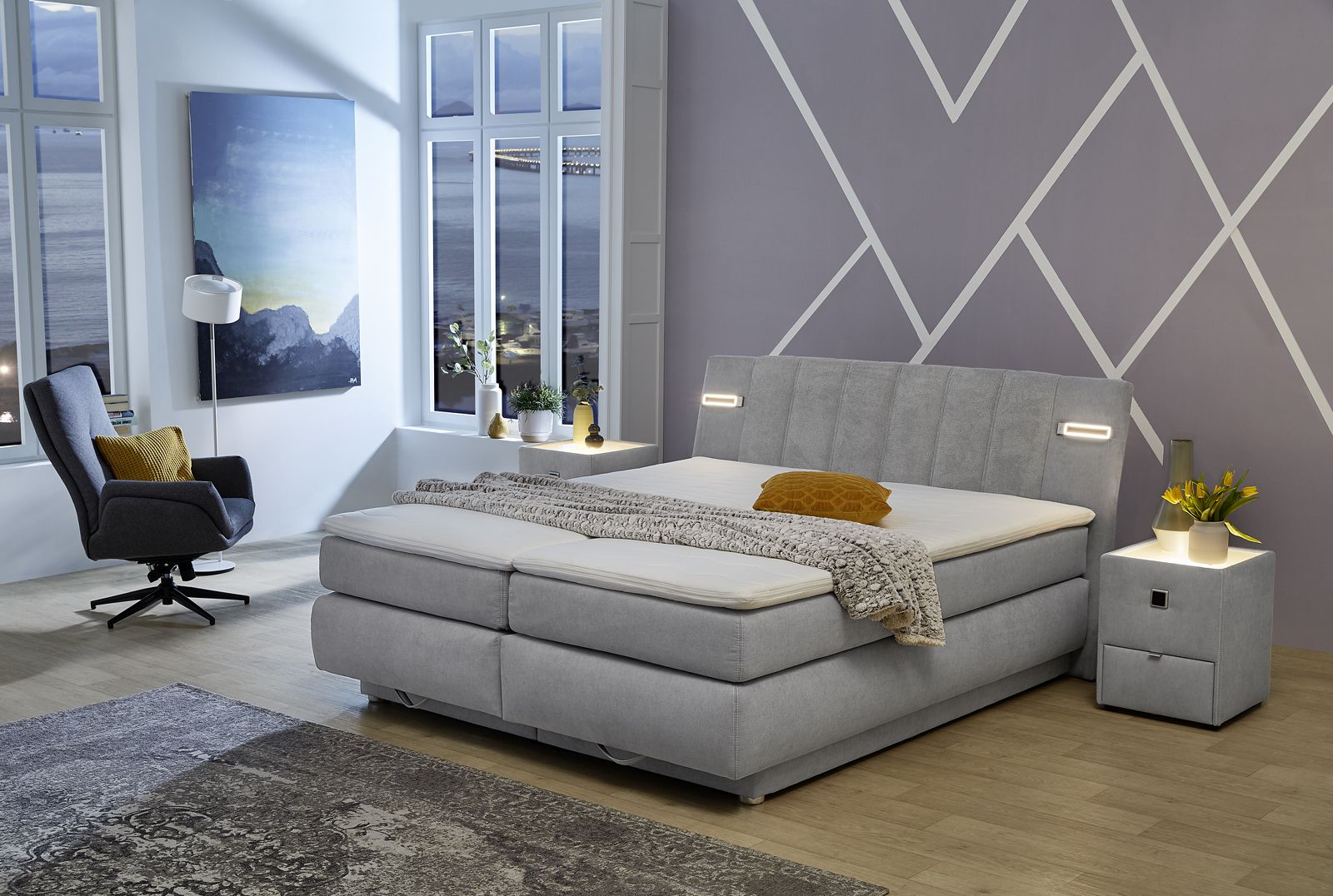 Lit boxspring  LOLA