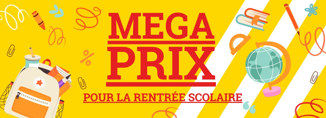 Prix MEGA pour la rentrée scolaire ! Économisez dès maintenant >