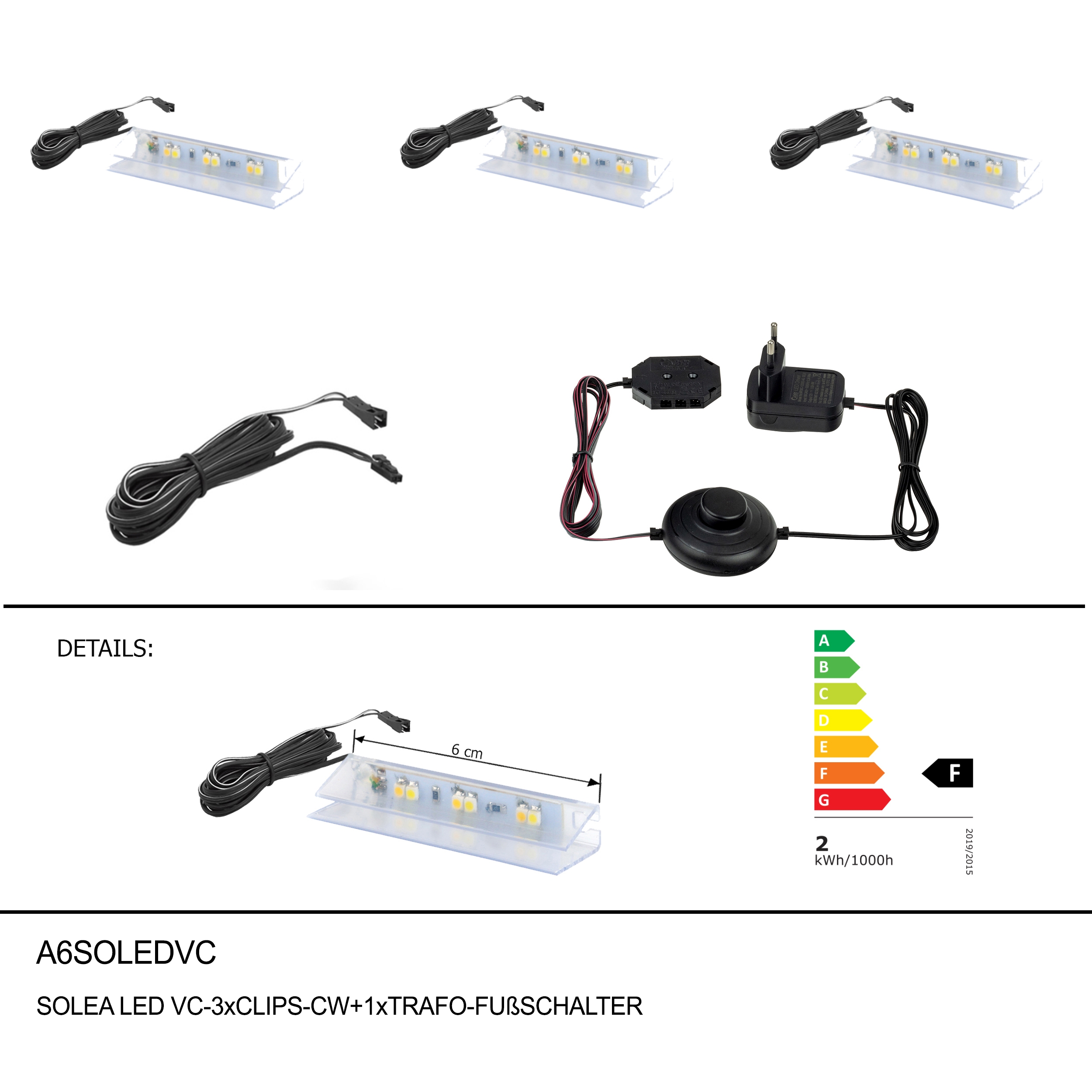 Beleuchtungsset SOLEA  A6SOLED VC