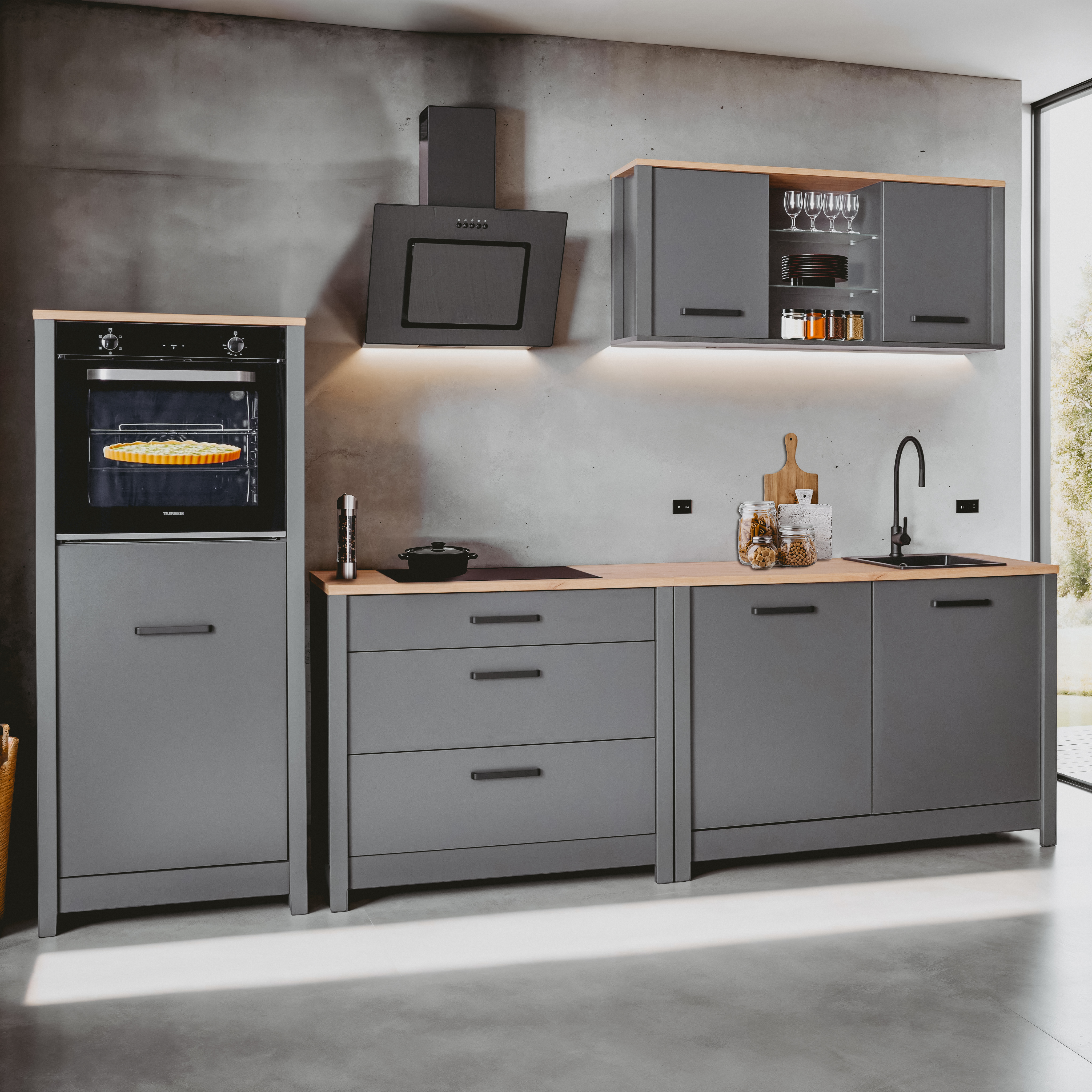 Bloc cuisine sans électroménager 4 ROTTERDAM Bloc cuisine sans électroménager 4 ROTTERDAM