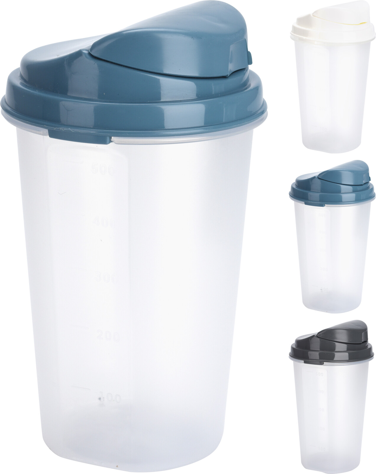 Verre doseur avec couvercle 500ML