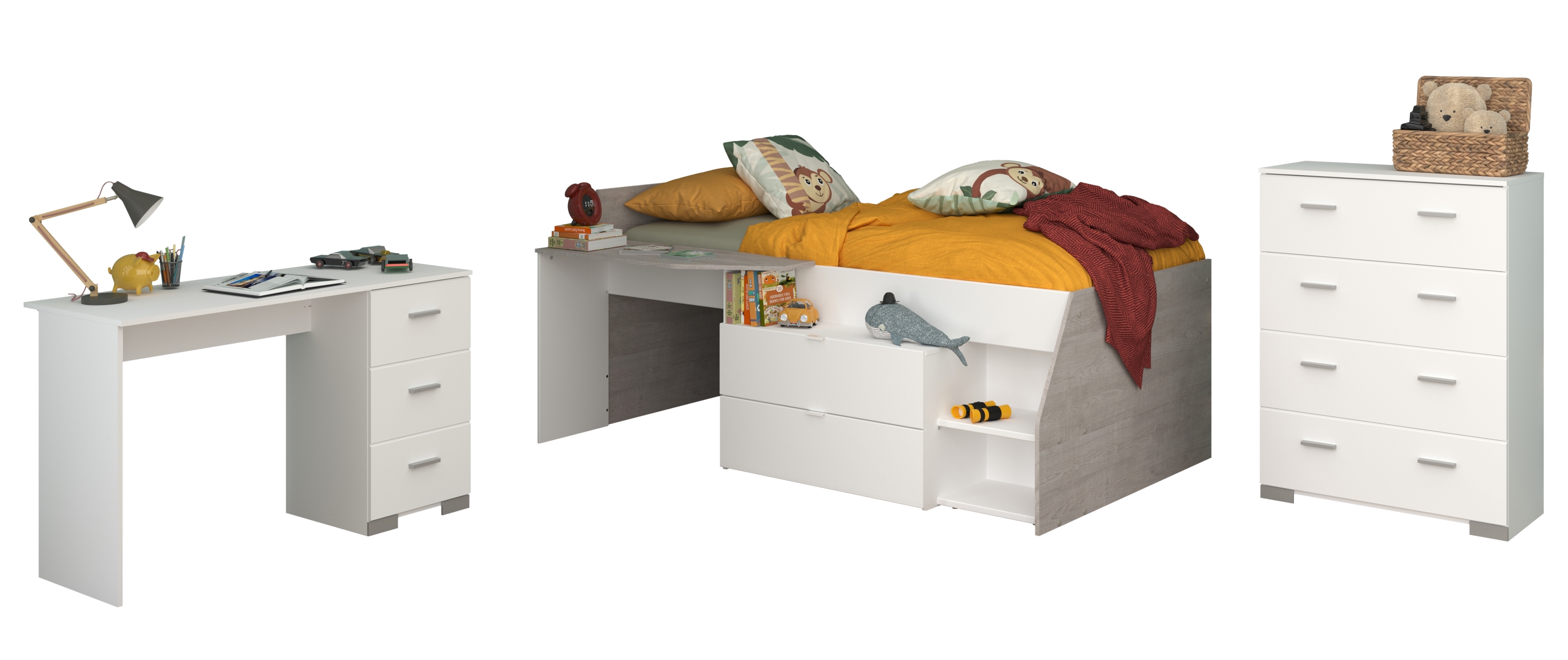 Kinderzimmer 3-teilig MILKY 15 Kinderzimmer 3-teilig MILKY 15