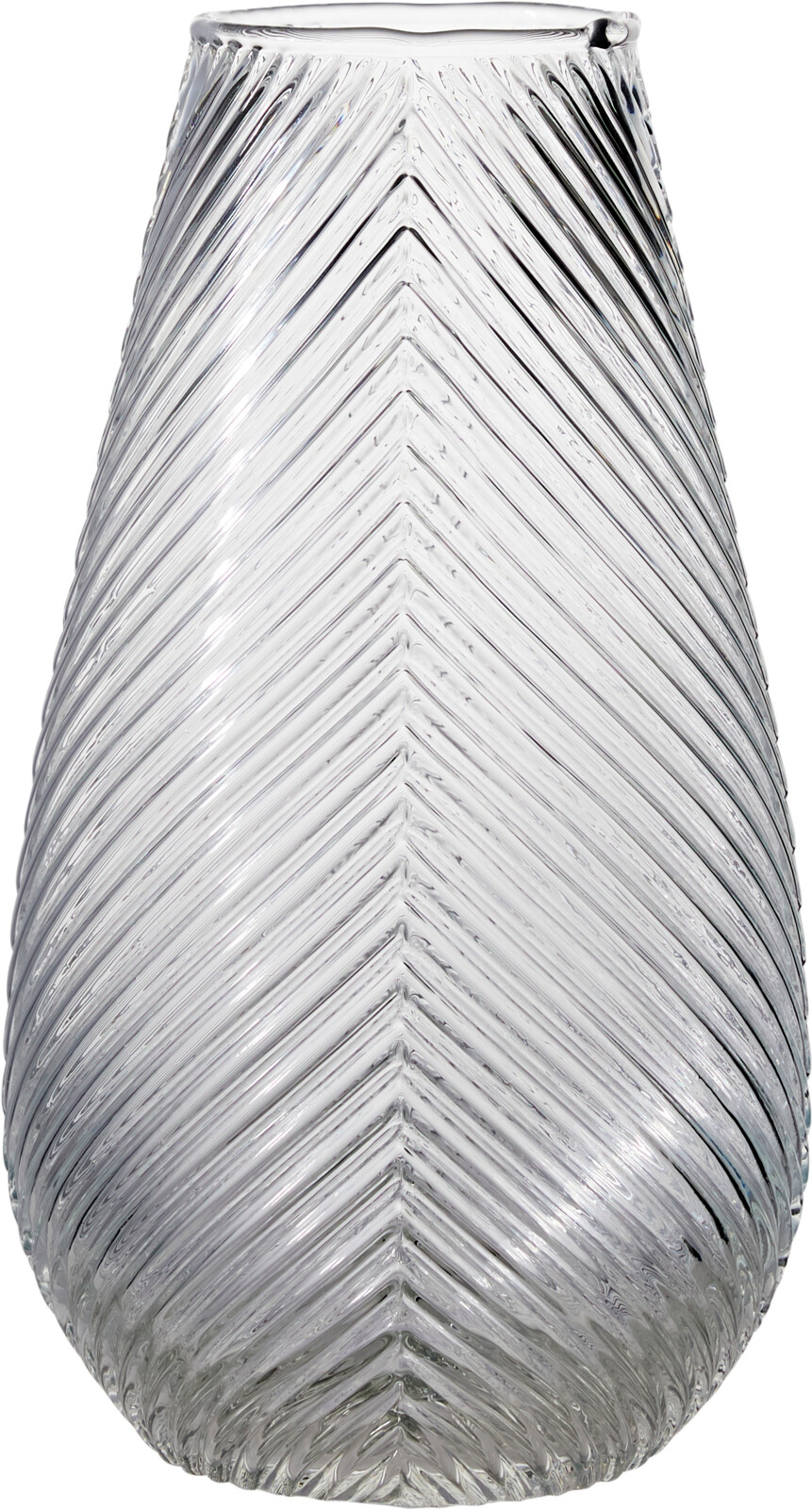 Vase aspect rainuré EH