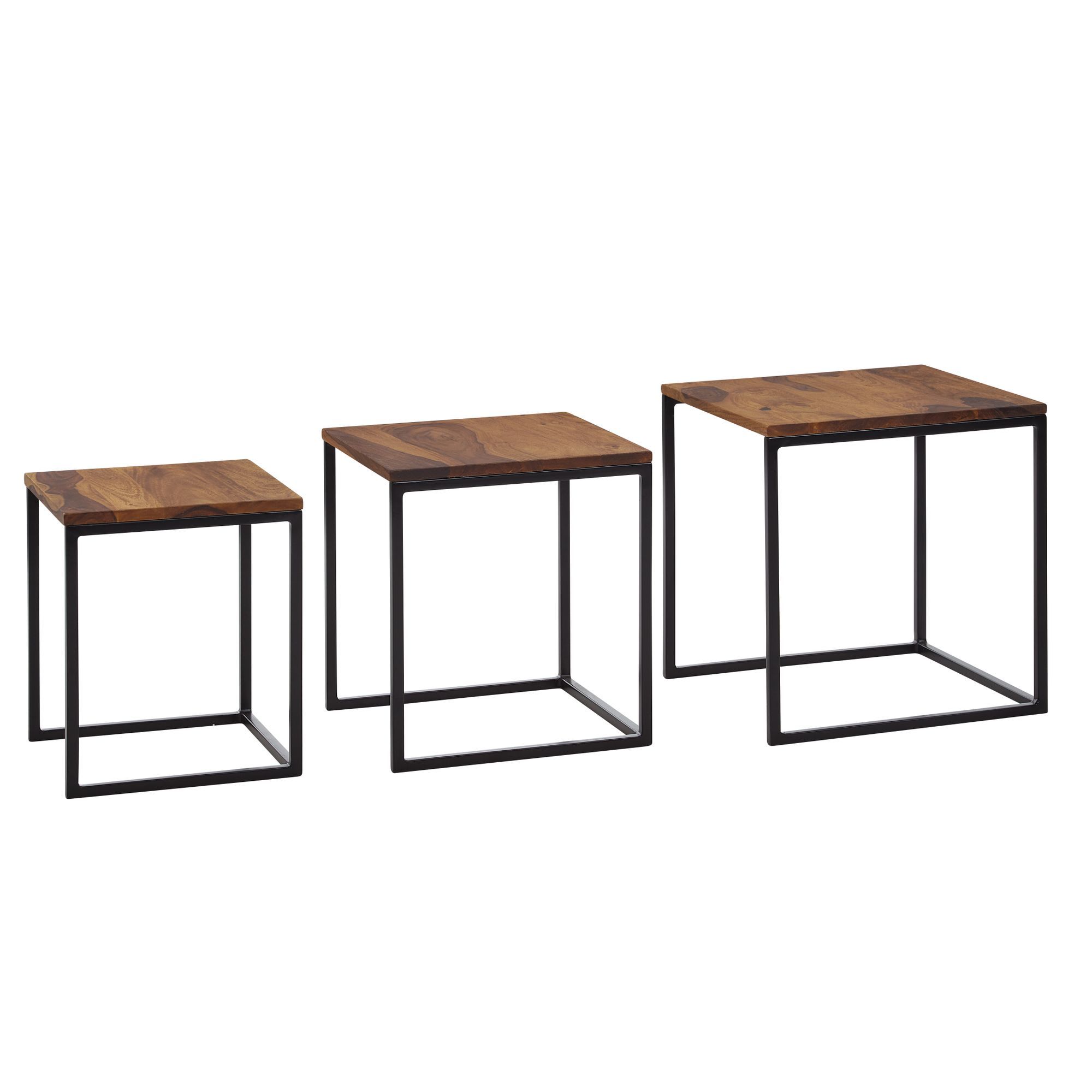 Lot de 3 tables d'appoint PHUKET