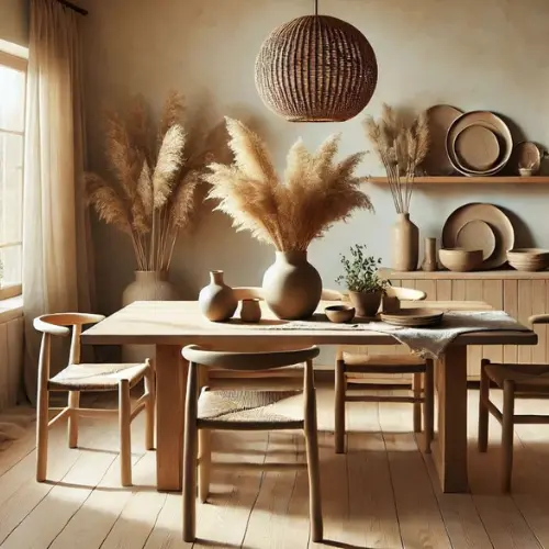 Tendance en matière d'aménagement : tons de terre et matériaux naturels Tendance en matière d'aménagement : tons de terre et matériaux naturels