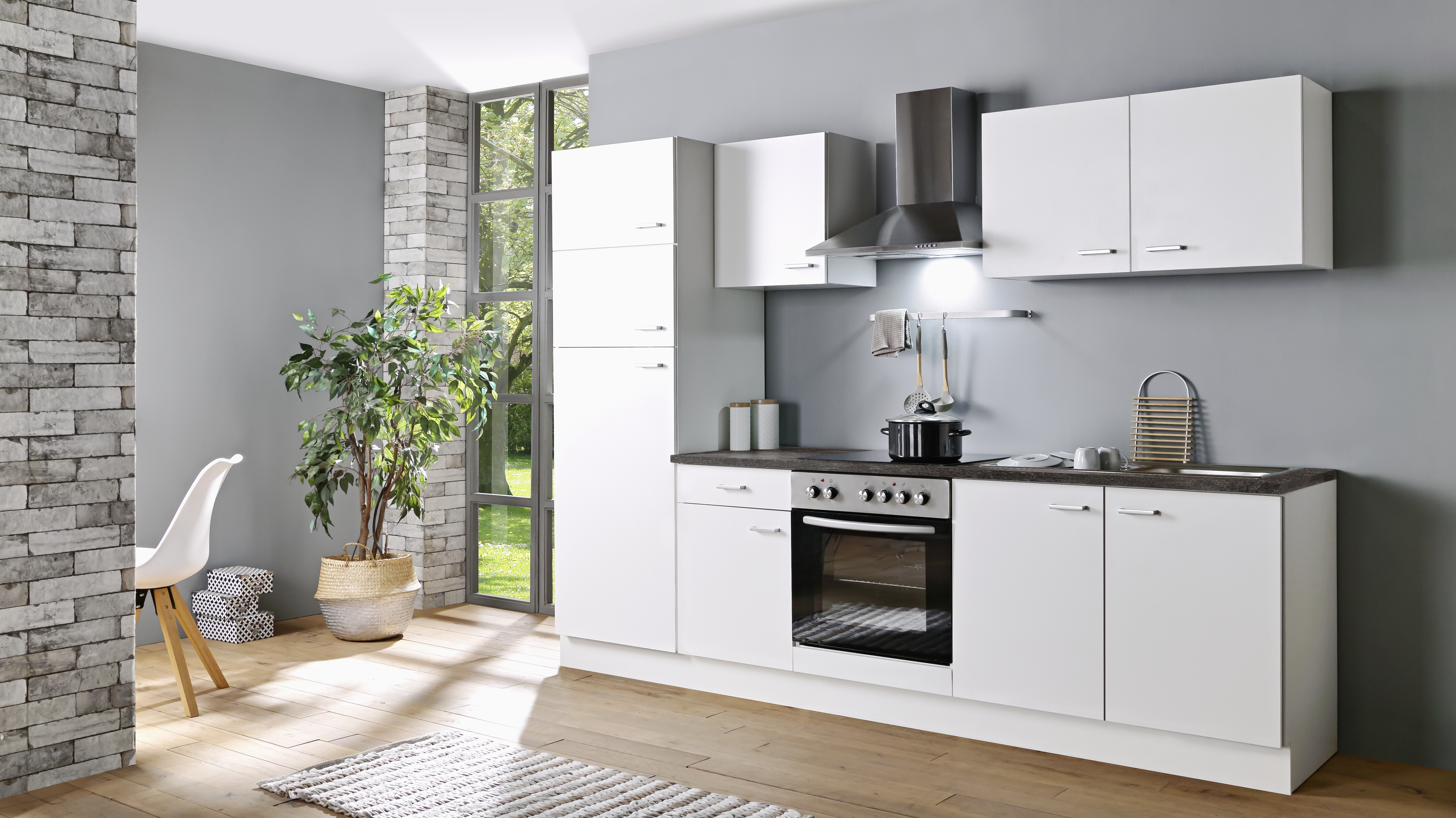 Bloc cuisine avec électroménager ORADEA Bloc cuisine avec électroménager ORADEA