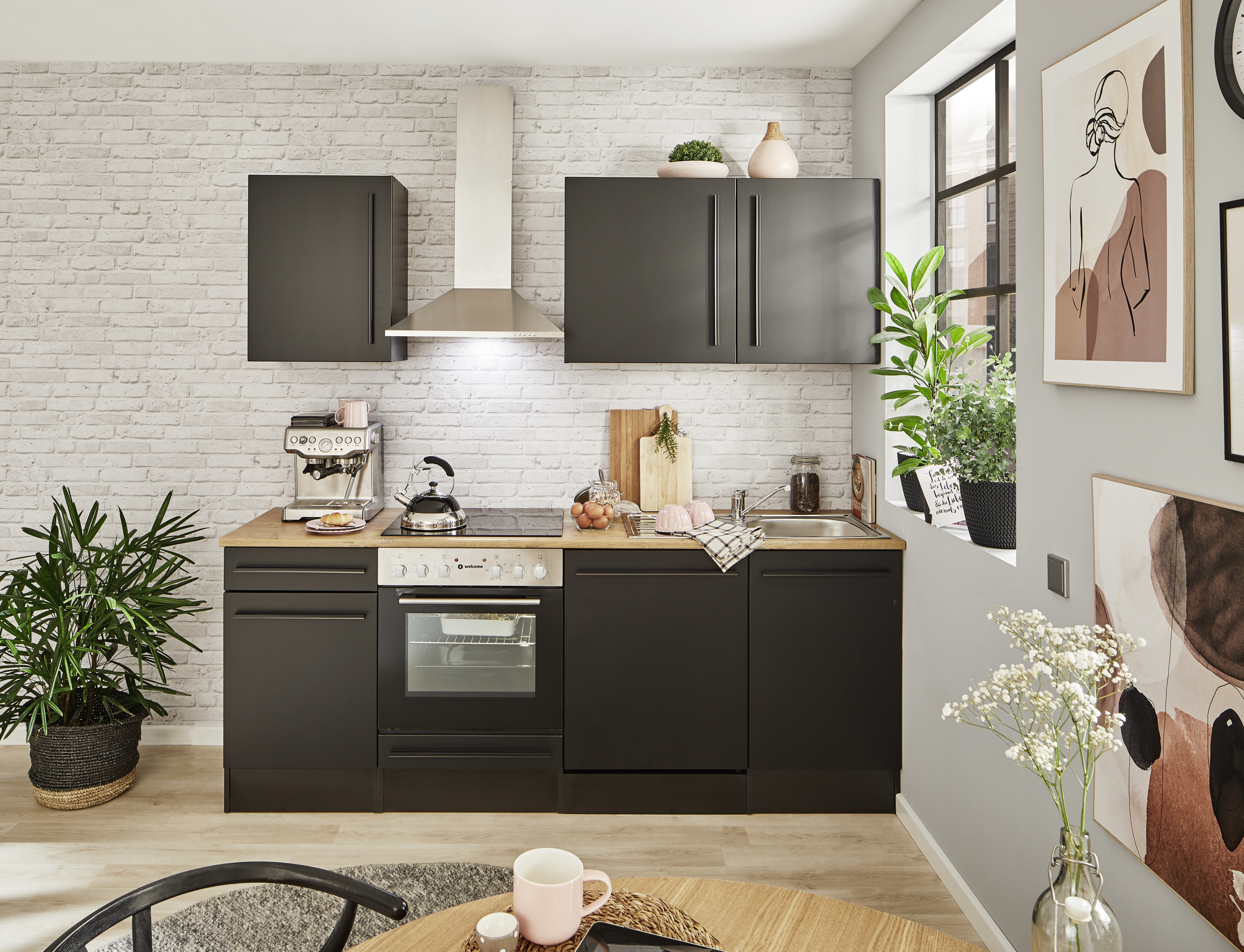 Bloc cuisine avec électroménager JAZZ 8 (bloc cuisine) II Bloc cuisine avec électroménager JAZZ 8 (bloc cuisine) II