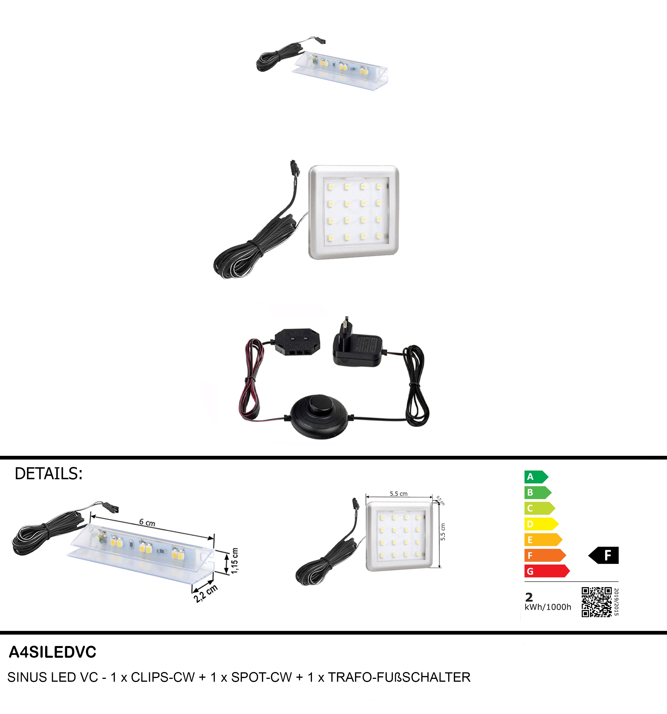 Kit d'éclairage LED PURRAL